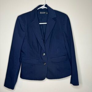 New York & Co. 7th Avenue Navy Blue Women's Blazer Jacket